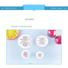 Mini Daisy Plunger Cutter Set 4 Pc