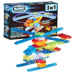 Collections Etc BLOKKO LED Powered Building System Light FX Copters