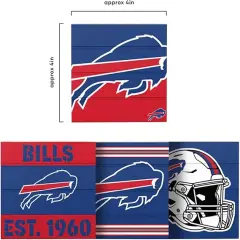 NFL Unisex-Adult NFL Team Logo 4-Pack Pallet Beverage Drink Coaster Set