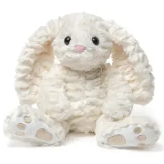 Bearington Creamy The Easter Bunny Stuffed Animal, 10 Inch Plush Bunny Stuffed Animal, For Ages 1-14 White