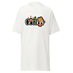 Halloween October witch T-shirt design unisex tees