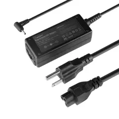 Ac Adapter for Samsung Chromebook by Insten Replacement AC Laptop Charger Adapter Power Supply Cord 40W 12V 3.33A for Samsung Chromebook 3 xe500c13 (Connector Tip size: 2.5mm x 0.7mm) Black