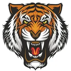 Roaring Tiger Edible Cake Topper- 8' Round