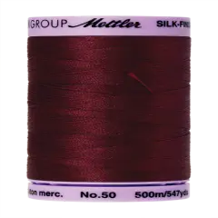 Cranberry (9104-0918) | Silk-Finish Cotton 50wt (500M / 547Y) | Mettler Thread