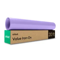 Cricut Value Iron-On Roll- Lilac Heat Transfer Vinyl 12 in x 20 ft