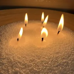 26Oz / 750g Refillable Beaded Wax Sand with 30 wicks and 2 pcs Centering Devices