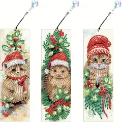 3 Piece Bookmark Diamond Art Painting Kit