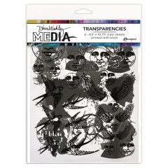 Dina Wakley MEdia Transparencies-Focals Set 2