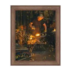 Modern 42x21 Gold Picture Frame Wood - Custom Framing Bronze
