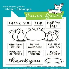 Lawn Fawn Clear Stamps-Pick of the Patch