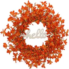 Orange - Forsythia Wreaths for Front Door