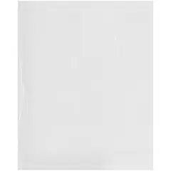 Plymor 8" x 10", 1.5 Mil Flat Open Clear Plastic Poly Bags