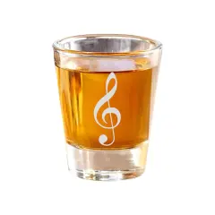 2oz Treble Clef Shot Glass