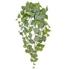 28" Artificial Cottonwood Hanging Greenery Bush-80379-FROST