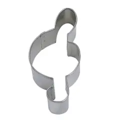 4&rdquo; Treble Clef Music Note Metal Cookie Cutter