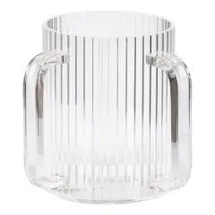 Lucite Corrugated Wash Cup Purple
