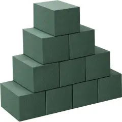 30Pieces Floral Foam Blocks, Green Floral Foam for Flower Arrangements, Flower Foam Blocks Florist Foam Dry Foam Plant Foam Wet Foam for Artificial Flowers, (5.5 X 3.2 X 1.8 Inches)