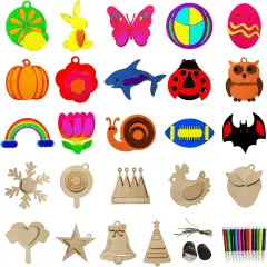 Wooden Magnet Painting Kit for Kids