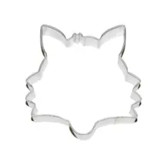 3.5&rdquo; Fox Face Metal Cookie Cutter