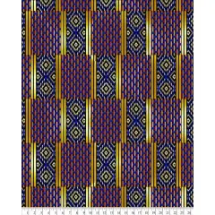 Kaftan Quilt With Gold Metallic Cotton Fabric | By the Yard | Sewing and Crafting | 44 inches wide