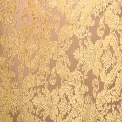 1 Yard Damask Royal Floral Fabric Multipurpose 36" x 60" Gold