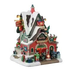 The Elf Service Sleigh & Sled Repair - Lemax Santa's Wonderland