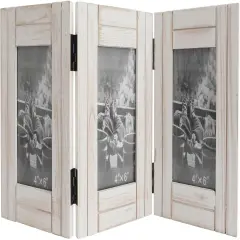 3 Photo Frame Hinged Farmhouse Picture Frames Desk Photo Frame for Home Office