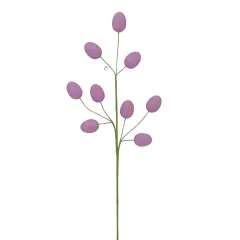 29.5" Pastel Easter Egg Spray - Blue, Green, Lavender, or Pink Purple