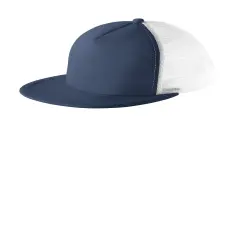District&reg; Flat Bill Snapback Trucker Cap New Navy