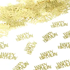 Gold Happy Birthday Confetti Birthday Party Decorations Baby/Adult Birthday Table Scatter Party Supplies 100PC