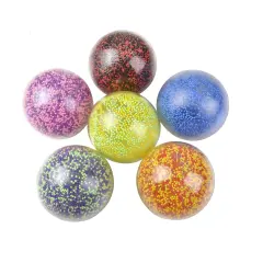 Confetti Squish Balls 4 Inch Diameter