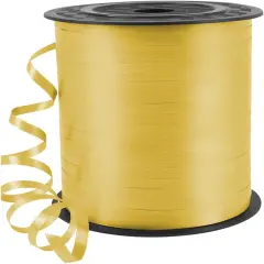 500 Yards 3/16" Curling Ribbon Yellow, Balloon String Curly Ribbon 1 Roll