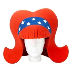 Patriotic Headband Wig Bold & Fun Party Accessory