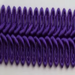 1/2" Chinese French Braid Gimp Trimming - 12 Continuous Yards - Many Colors! Purple