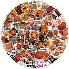 150Pcs Basketball Stickers, Sports Stickers for Water Bottles, Basketball Gifts for Teen Boys, Vinyl Waterproof Stickers for Luggage Car Laptop Skateboard Keyboard