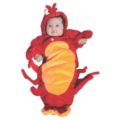 Infant Lobster Bunting Halloween Costume Plush Hooded Outfit