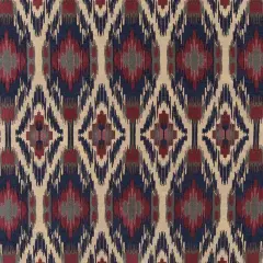 Berry - Purple AbstractGeometric,global Upholstery Fabric 54 Inches"