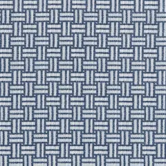 Chambray - Blue Abstract & Geometric,Small Scale Upholstery Fabric 54 Inches"