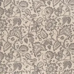 Upholstery Fabric - Grey & Silver Floral Upholstery Fabric 54 Inches"