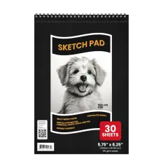 Top-Spiral 5.75x8.25 in Sketch Pad &ndash; 30 Sheets &ndash; 36 Ct