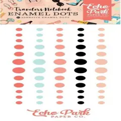 Echo Park Metropolitan Girl Adhesive Enamel Dots
