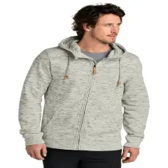 Tentree&reg; Space Dye Fleece Full-Zip Hoodie Grey Space Dy