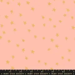 Starry New Peach 43"/44" Fabric Per Yard