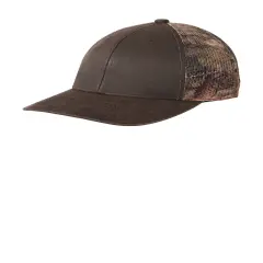 Port Authority&reg; Pigment Print Camouflage Mesh Back Cap M B up Country/Brown