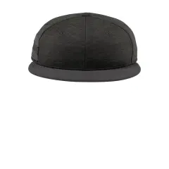 New Era&reg; Shadow Heather Striped Flat Bill Snapback Cap Black SH/Graph