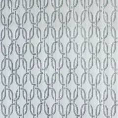 Carlton Polyester Upholstery Fabric, 100% Polyester, 55" Wide for Home Decor Projects Silver