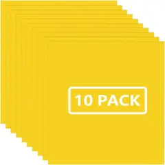 12" x 10" Glossy Yellow Iron on Vinyl for T-Shirt