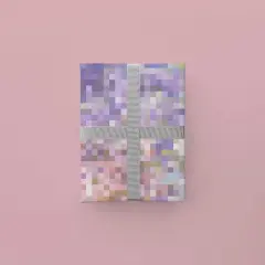 Pixelated Floral Gift Wrap II
