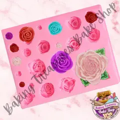 Multiple Rose Pallet silicoen mold