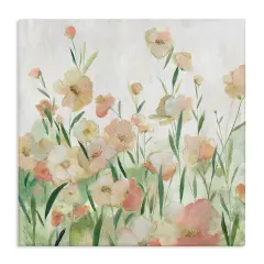 Stupell Industries Charming & Soft Flower Meadow Canvas By Hannah Dawson